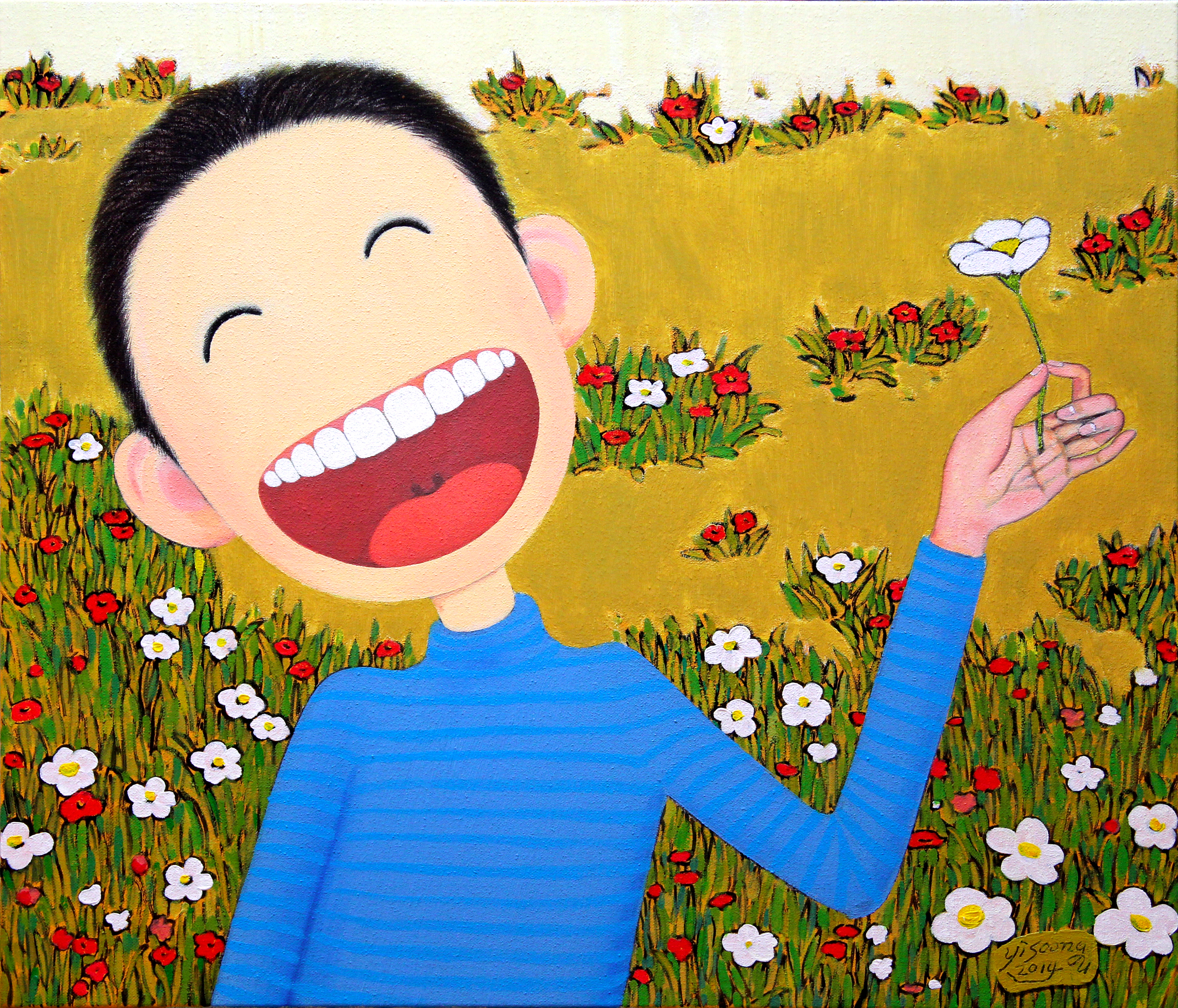 이순구, 꽃으로-봄봄, oil on canvas, 53.0x45.5cm, 2014 (1).JPG