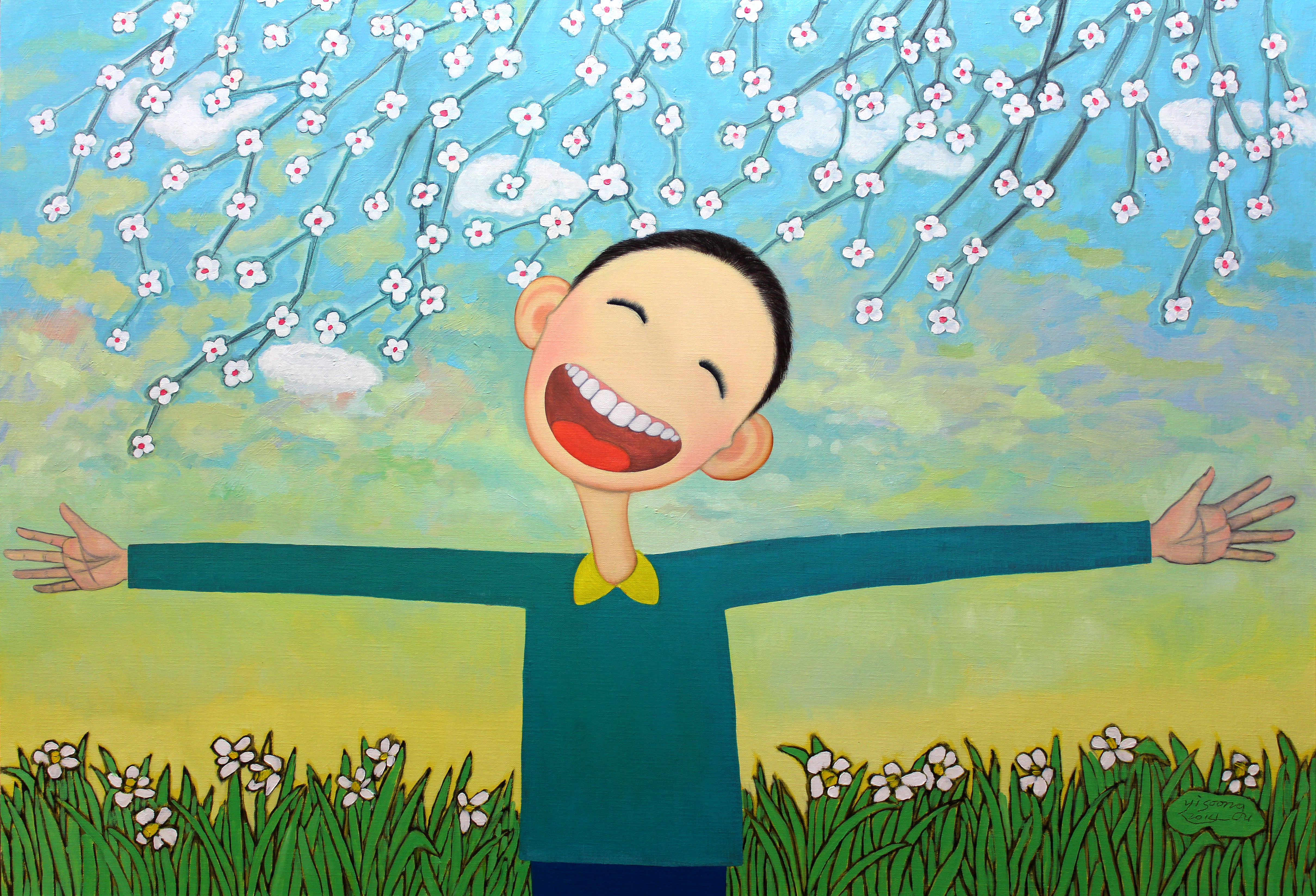 이순구, 꽃에 걸린구름, oil on canvas, 116.8x80.3cm, 2014 (2).JPG