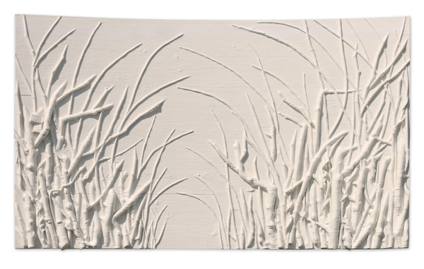 Unsent Letter- Winter 194x112cm  resin wood thread  on panel 2020.jpg