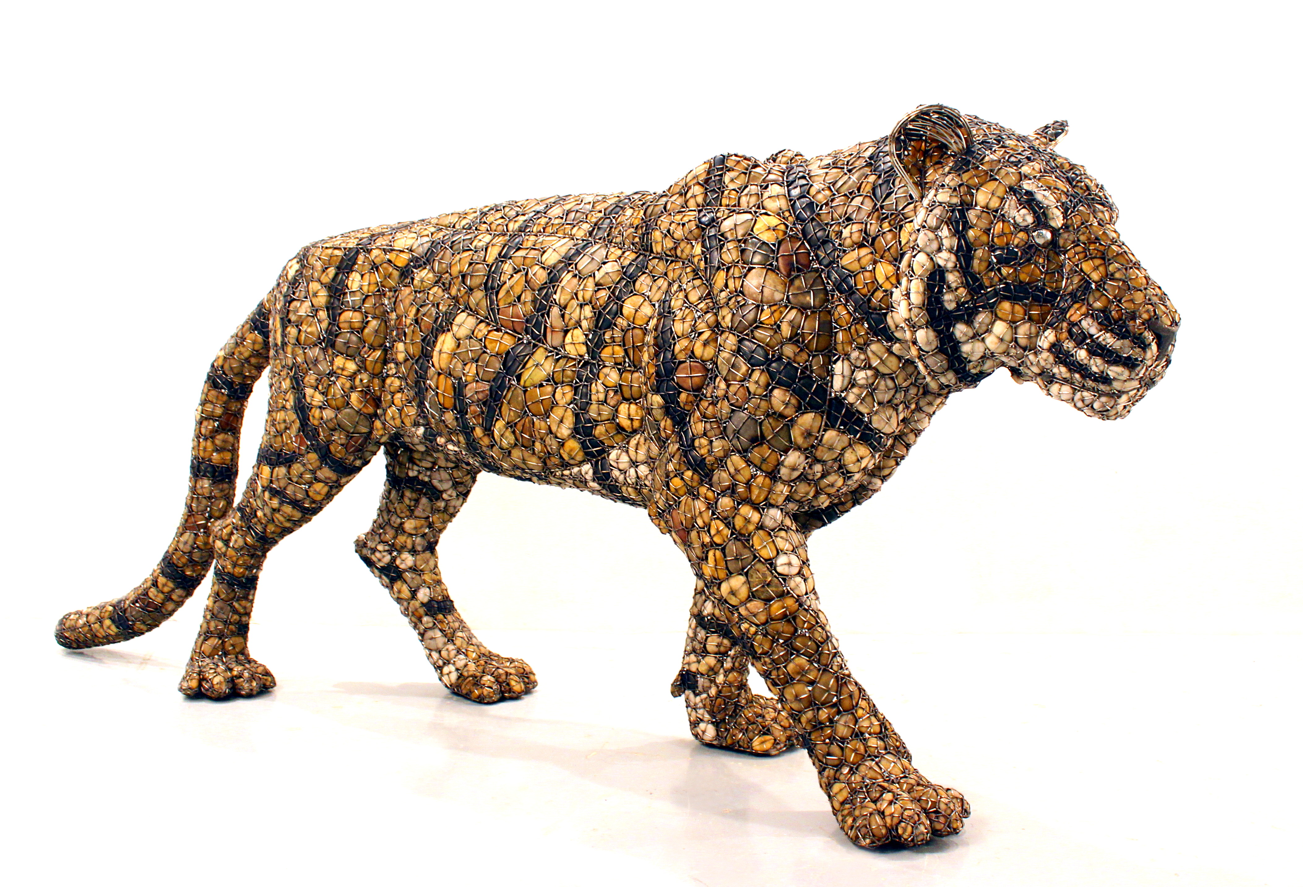 Enclosed Animal-Tiger 320X75X138 Cm stainless steel, stone 2017 (2).JPG
